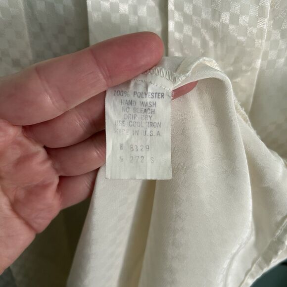 San Andre Vintage Button Up Blouse Small Castle Edwardian Pirate Bishop Sleeve - Picture 7 of 12